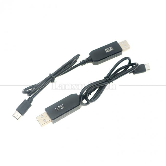 고품질 1m 부스터 변환기 5v에서 12v USB에서 USB 타입 C 전원 충전 케이블 1