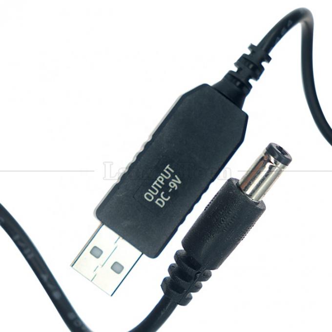고품질 부스터 5V USB에서 9V DC 5.5x2.1mm 스텝 업 변환기 전원 충전 케이블 4