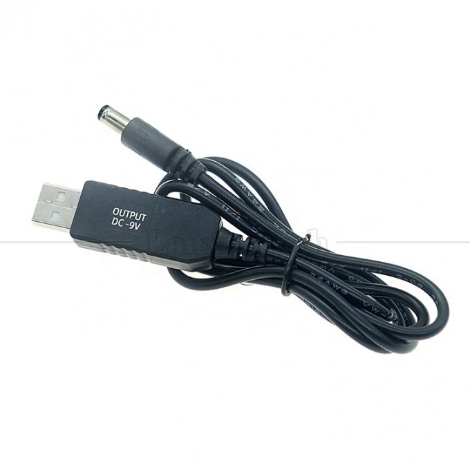 고품질 부스터 5V USB에서 9V DC 5.5x2.1mm 스텝 업 변환기 전원 충전 케이블 5