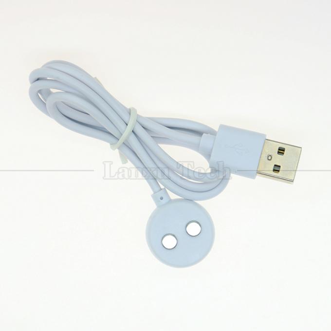 2 PIN USB 자기 전기 치아 브러쉬 아름다움 도구 성인 성 장난감 진동기 충전 케이블 4