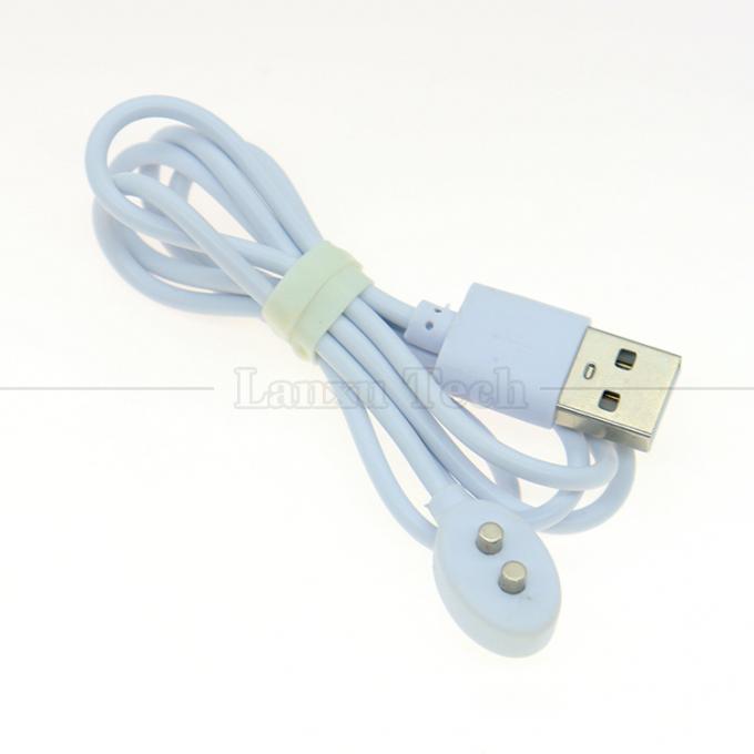 2 PIN USB 자기 전기 치아 브러쉬 아름다움 도구 성인 성 장난감 진동기 충전 케이블 6