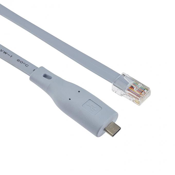 시스코 라우터 스위치용 6FT USB 타입 C에서 RJ45 시리즈 어댑터 콘솔 케이블 플러그 앤 플레이 2