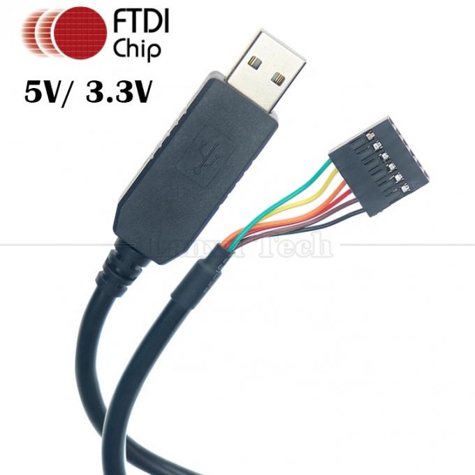 FTDI 칩 FT232 USB to TTL 3.3V 5V Uart RTS CTS TXD RXD Arduino Raspberry Pi용 시리즈 변환 케이블 4