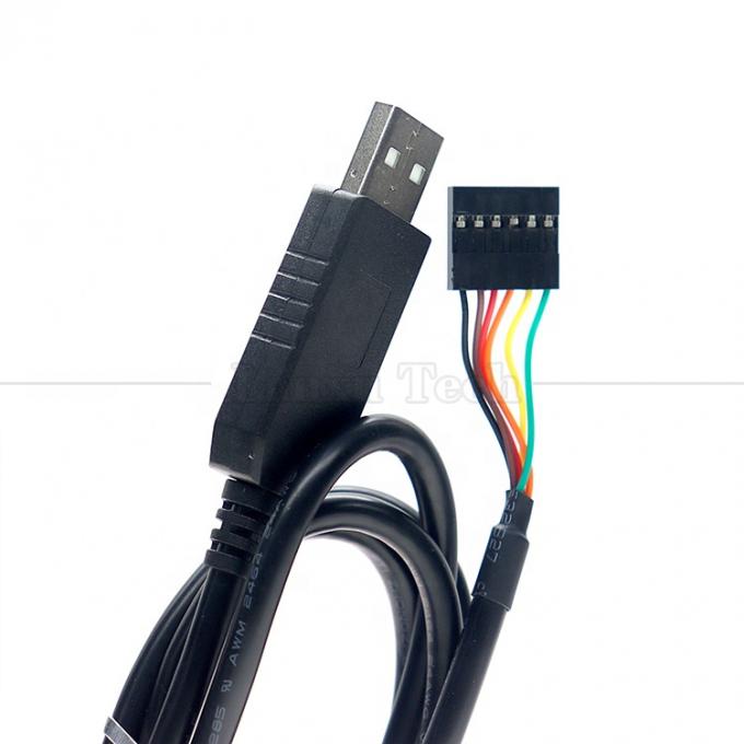 FTDI 칩 FT232 USB to TTL 3.3V 5V Uart RTS CTS TXD RXD Arduino Raspberry Pi용 시리즈 변환 케이블 7