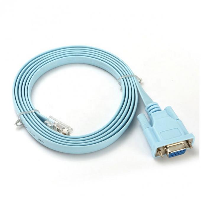 1.8M RS232 DB9 PIN 여성에서 RJ45 네트워크 콘솔 케이블 시스코 라우터 스위치 2