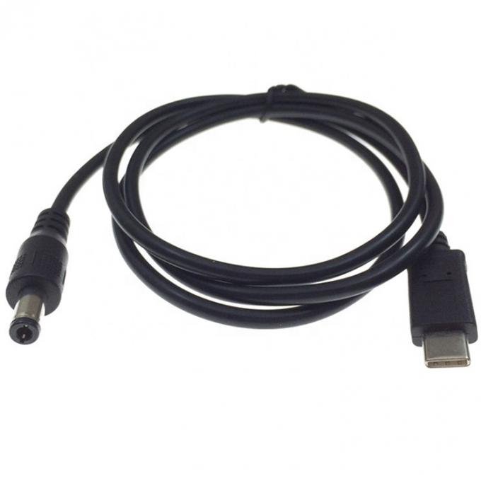 빠른 충전 20V 3A 65W USB 타입 C ~ 5.5mm X 2.1mm DC 파워 PD 노트북 충전 케이블 5