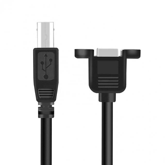 스크루 잠금 스터드 패널 마운트 남성에서 여성 USB 3.0 B형 케이블 5