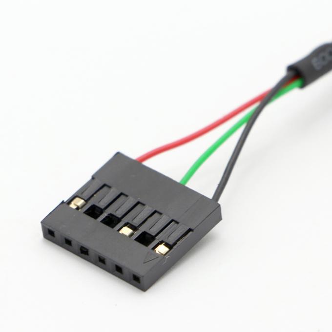 OEM USB 소켓 패널 마운트 케이블과 듀폰 터미널에 스냅 4