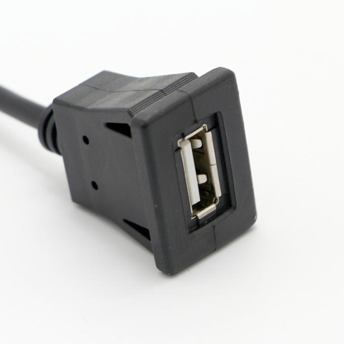 OEM USB 소켓 패널 마운트 케이블과 듀폰 터미널에 스냅 3