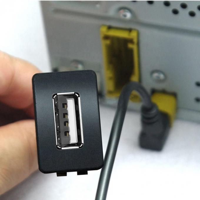 스냅 소켓 대시보드 패널 남성에서 여성 USB 플러시 마운트 확장 케이블 6