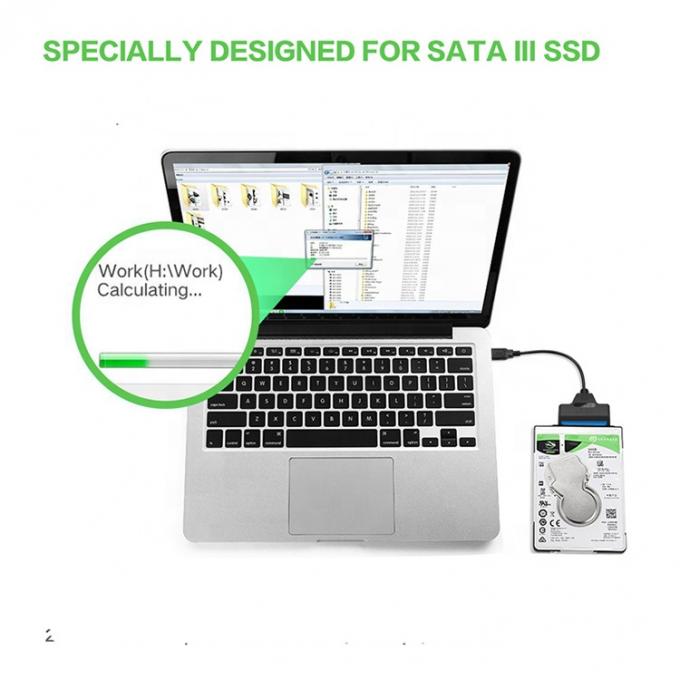 고속 5Gbps SDD HDD 하드 드라이브 2.5 인치 USB 타입 C 3.1 Sata 어댑터 케이블 5