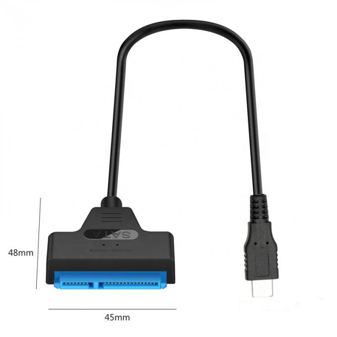 고속 5Gbps SDD HDD 하드 드라이브 2.5 인치 USB 타입 C 3.1 Sata 어댑터 케이블 2