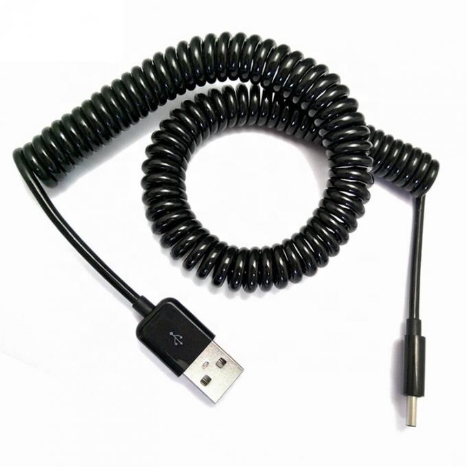 OEM 1M 2M 데이터 충전 나선 스킬 USB에서 MINI USB 케이블 1