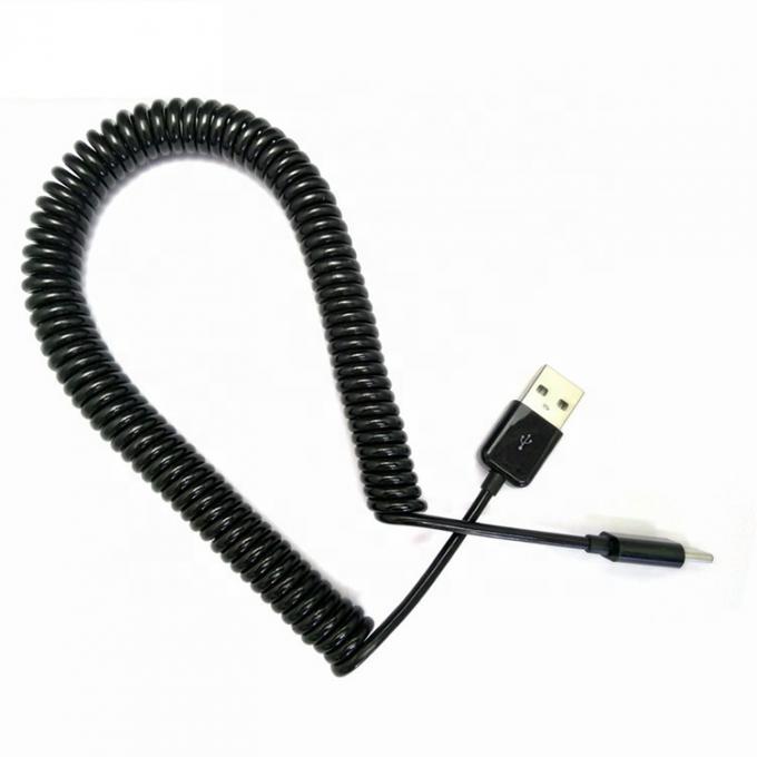 OEM 1M 2M 데이터 충전 나선 스킬 USB에서 MINI USB 케이블 5