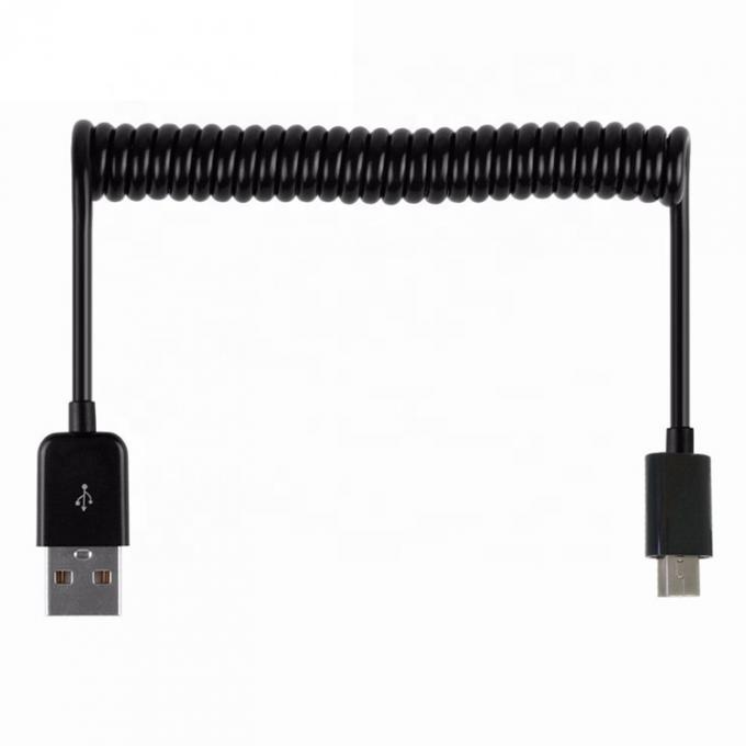 OEM 1M 2M 데이터 충전 나선 스킬 USB에서 MINI USB 케이블 3