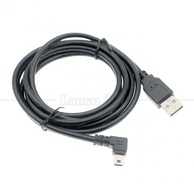 사용자 정의 1m 2m 3m 90도 위 아래 왼쪽 오른쪽 각 데이터 충전 USB A 남성에서 미니 5pin USB 확장 케이블 카메라 1
