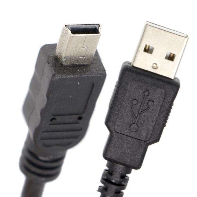 1m 디지털 카메라 자기 반지 미니 USB 데이터 충전 케이블 페리트 6