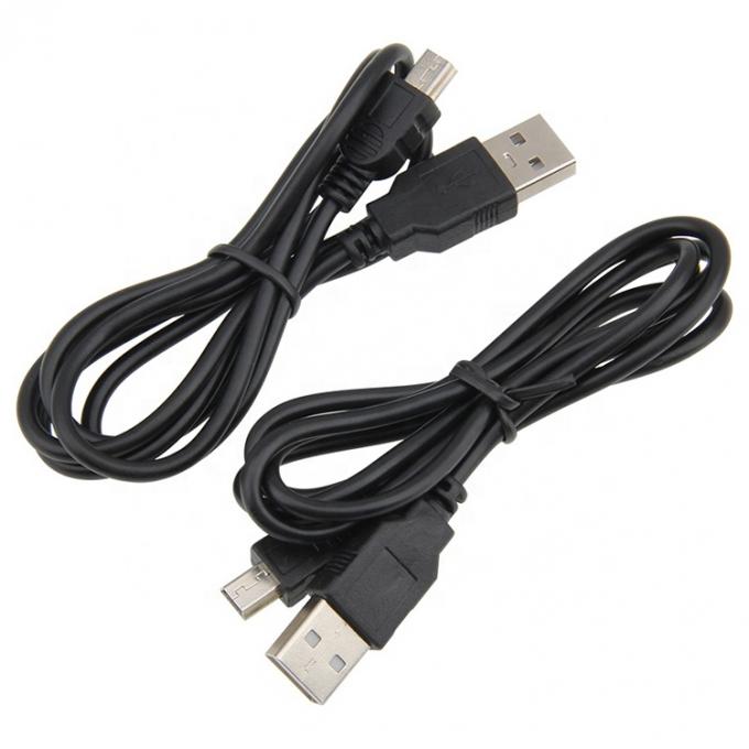 사용자 지정 Shied 미니 B 5 PIN USB 2.0 충전자 데이터 케이블 PS3 컨트롤러 카메라 1