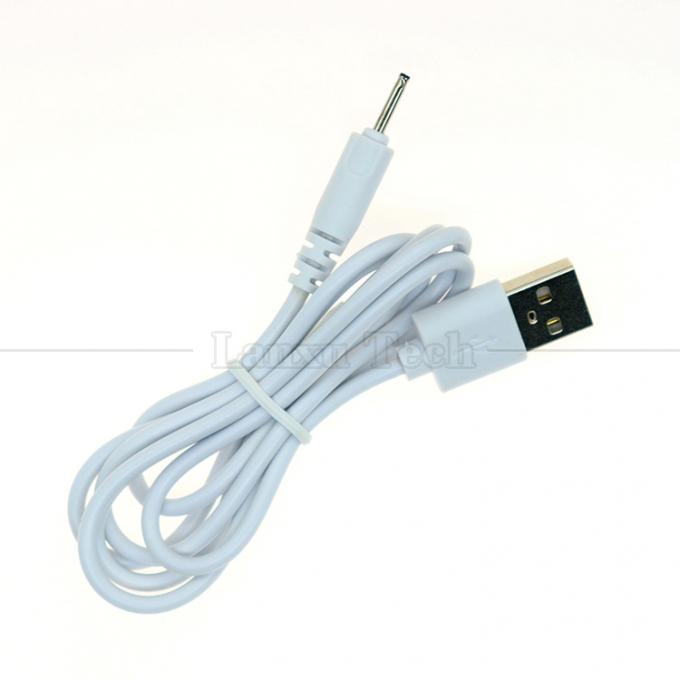 고품질 0.5M 1M 2M 3M 흰색 검은색 DC 2.0 0.6mm 충전 USB 케이블 진동기 2