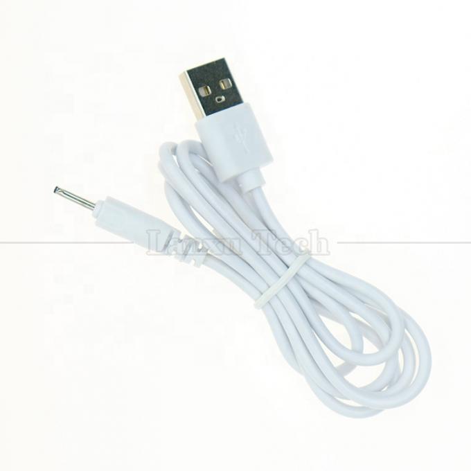 고품질 0.5M 1M 2M 3M 흰색 검은색 DC 2.0 0.6mm 충전 USB 케이블 진동기 3