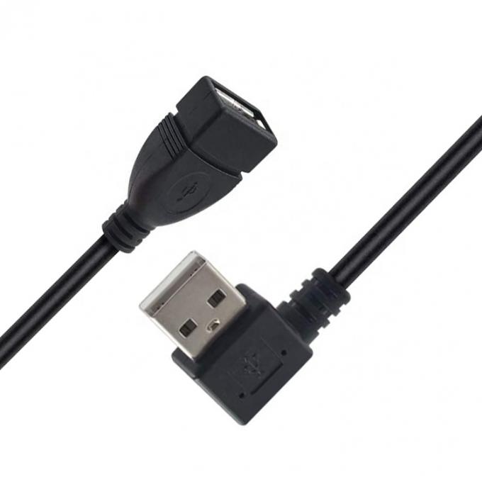 0.3M 1M 2M 3M 90도 오른쪽 왼쪽 각 남성에서 여성 USB 2.0 A형 확장 케이블 1