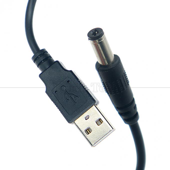 1M 2A 5V USB에서 DC 5.5x2.1mm 배럴 잭 전원 충전 케이블 LED 라이트 램프 스피커 팬 태블릿 카메라 라우터 TV 박스 4