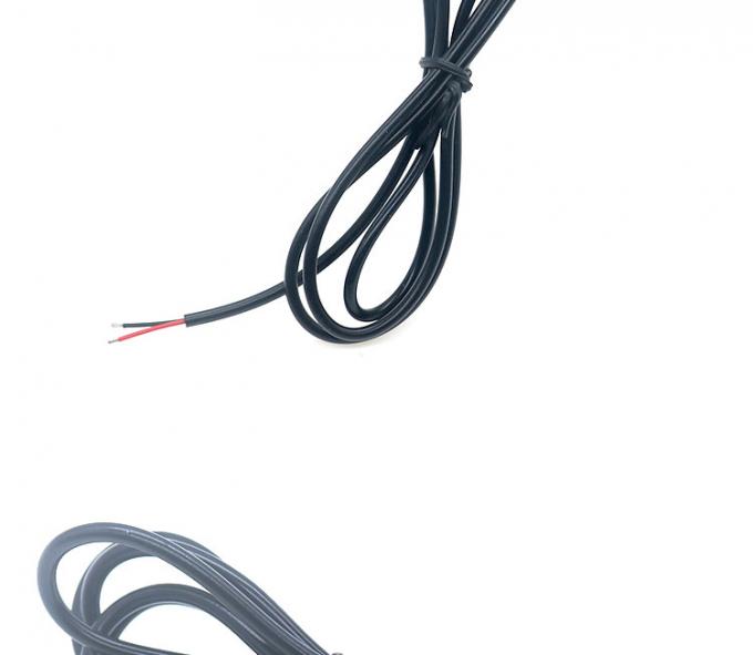 고품질의 5V USB 2.0 LED 라이트 스트립 램프에 대한 고체 2 핀 와이어 끝 피그테일 케이블을 열 수 있는 남성 7