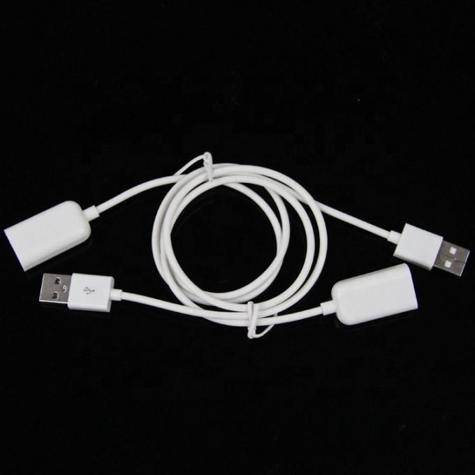 1M 2M 데이터 충전 컴퓨터 가구용 USB 2.0 타입 A 확장 OTG 케이블 2