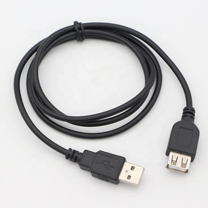 1m 2m 3m 5m 남성에서 여성 USB 2.0 타입 A 확장 데이터 충전 케이블 1