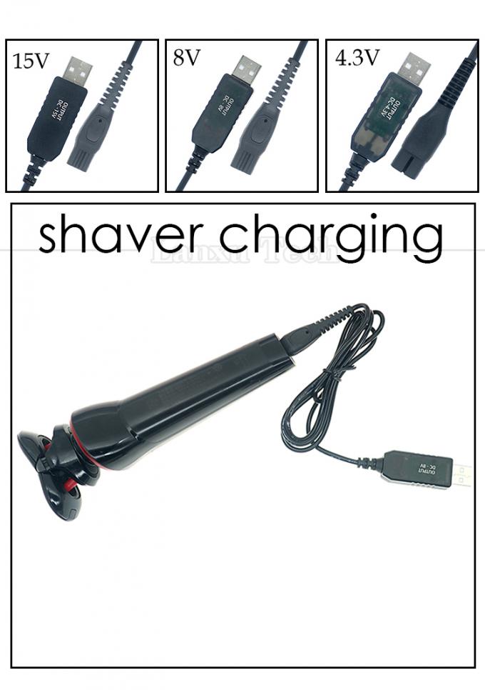 고품질 교체 15V 8V 4.3V 필립스용 USB 전원 충전기 면도 케이블 0