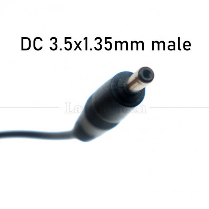 1미터 USB 남성에서 DC 배럴 잭 라우터 스피커용 3.5mm 1.35mm 전력 충전 케이블 1
