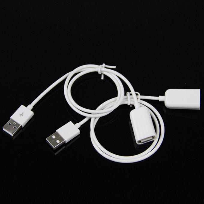 고품질 1M 흰색 남성에서 여성 USB 2.0 타입 A 확장 데이터 충전 케이블 컴퓨터 가구 가방 4