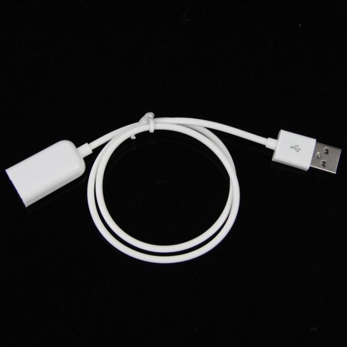 고품질 1M 흰색 남성에서 여성 USB 2.0 타입 A 확장 데이터 충전 케이블 컴퓨터 가구 가방 3