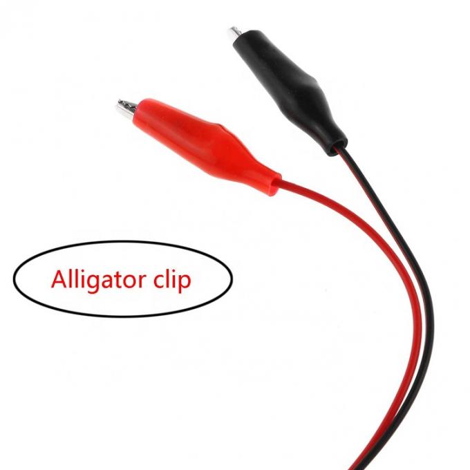 크로코다일 클램프 알리거터 클립 USB A 남성 테스트 와이어 테스트 회로용 어댑터 케이블 3