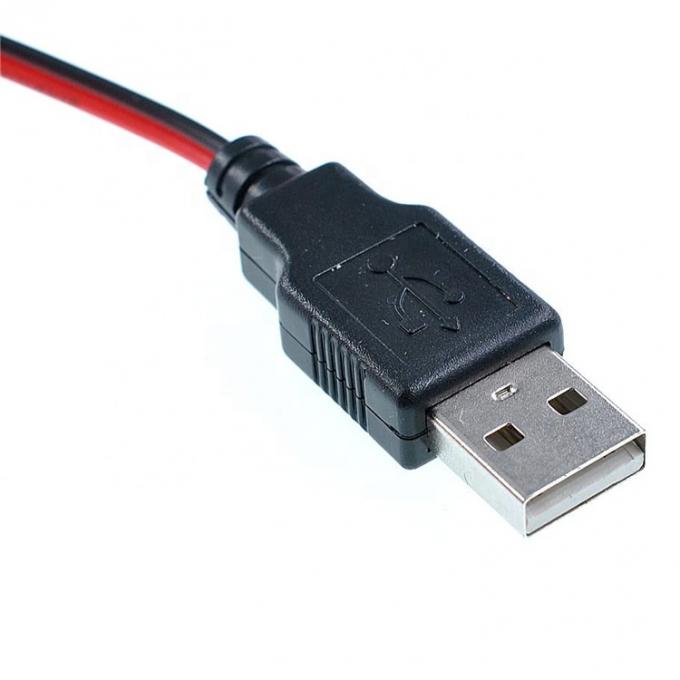 크로코다일 클램프 알리거터 클립 USB A 남성 테스트 와이어 테스트 회로용 어댑터 케이블 2