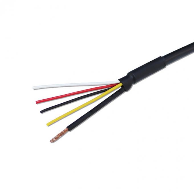 사용자 지정 보호 USB 2.0 남성에서 벗겨진 캔 4 개의 케이블 오픈 엔드 피그테일 맨 끝 케이블 7