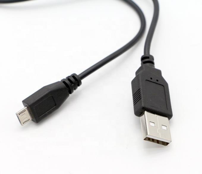 유니버설 고속 충전 1m 2m 3m 5m 1A 2A 마이크로 B에서 USB A 데이터 충전 케이블 2