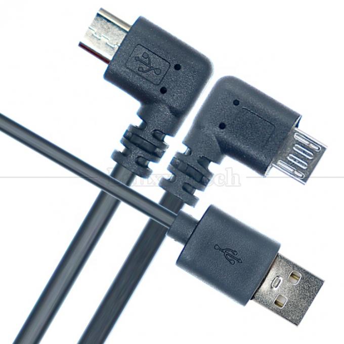 90도 직각 USB에서 마이크로 B 데이터 충전 케이블 전화 태블릿 디지털 카메라 GPS 1