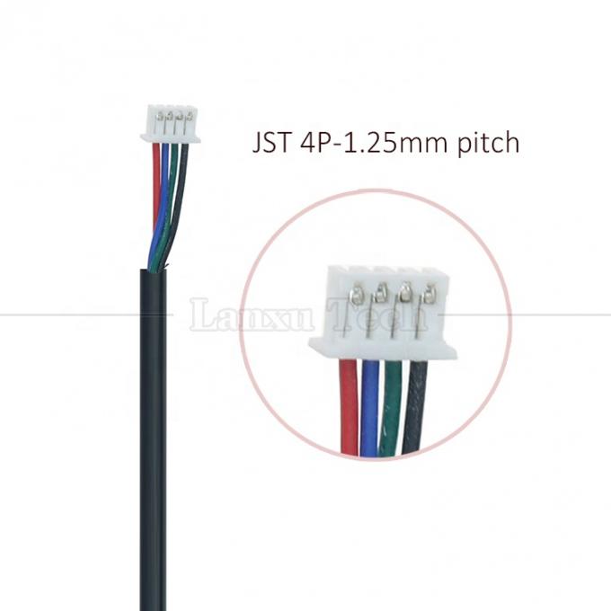 OEM 맞춤형 마이크로 USB에서 JST 4 핀 1.25mm 피치 케이블 2