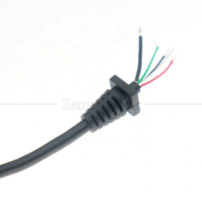 사용자 지정 데이터 충전 쉴드 마이크로 USB로 열 캔 와이어 끝 핑테일 전원 충전 케이블 2