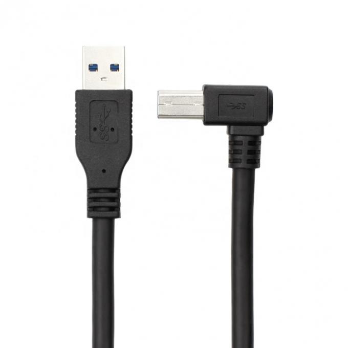 에프슨 HP 프린터용 고속 5Gbps 90도 오른쪽 각 USB 3.0 A 남성 USB B형 케이블 4