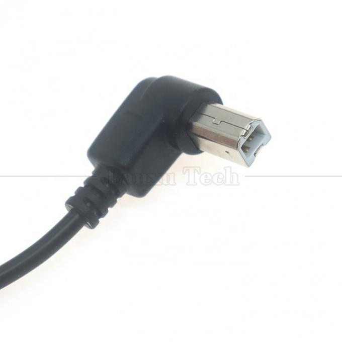 90도 직각 타입 A 남성에서 B 남성 USB 2.0 프린터 커넥터 확장 케이블 3