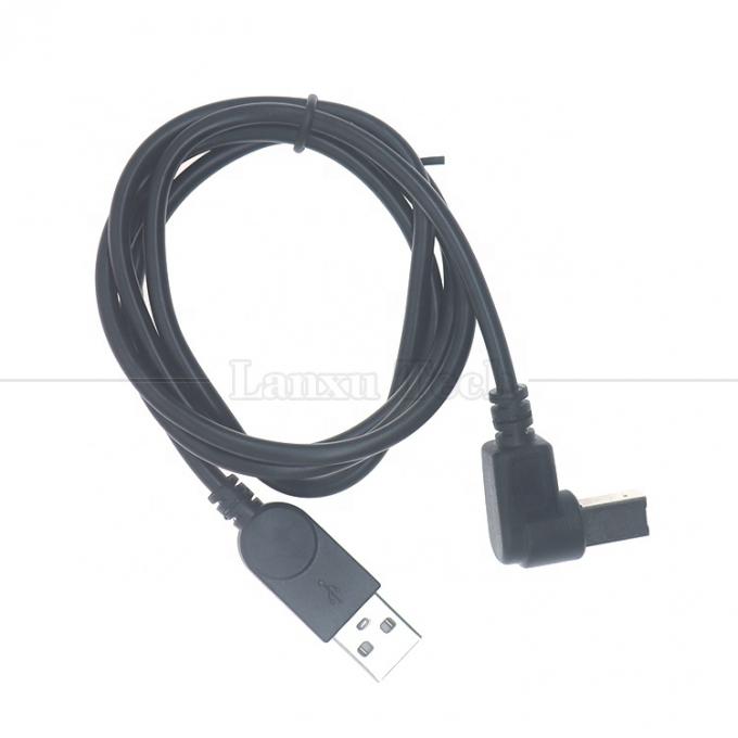 90도 직각 타입 A 남성에서 B 남성 USB 2.0 프린터 커넥터 확장 케이블 4