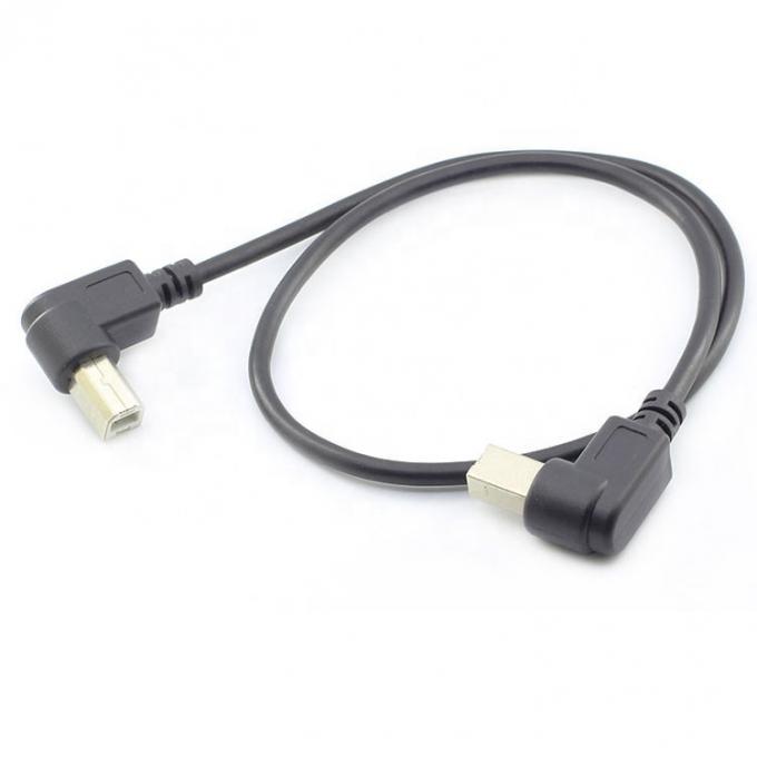 커스터마이징 90도 직각 남성 남성 USB B 케이블 3