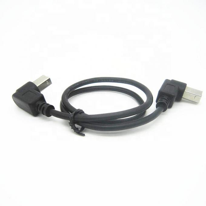 커스터마이징 90도 직각 남성 남성 USB B 케이블 4