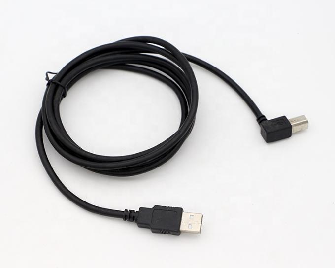 고품질 90도 직각 USB B 남성 USB A 남성 확장 프린터 케이블 5
