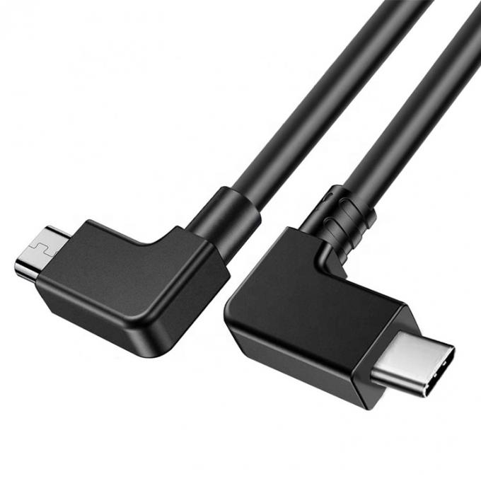 90도 각 미크로 B에서 C 타입 USB 케이블 4