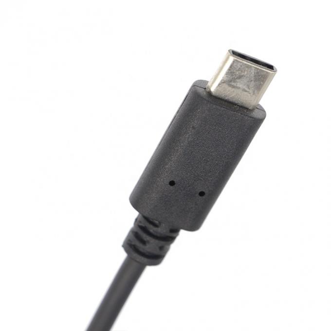 사용자 정의 USB 3.1 타입 C 남성에서 DC 5.5x2.5mm 남성 파워 잭 확장 충전 케이블 4