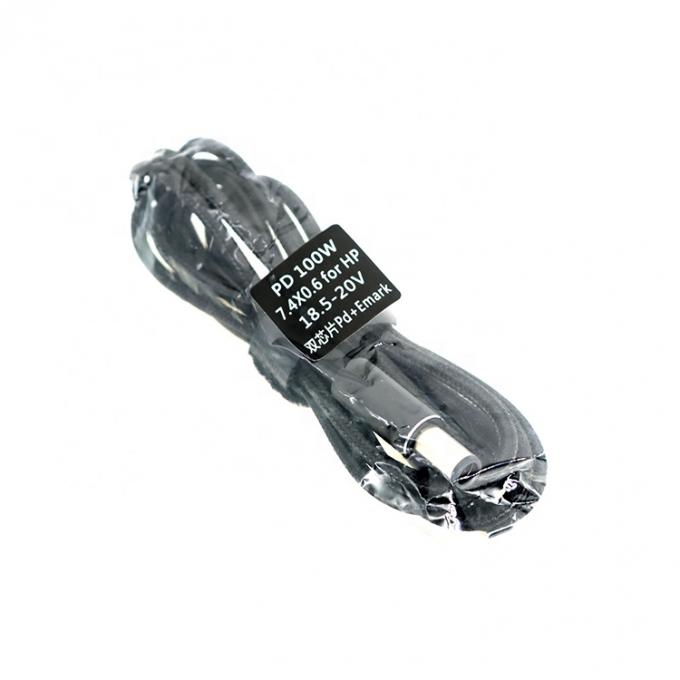 100W 20V 5A PD 충전기 내구성 넥타이 USB C형 DC 7.4x5.0mm 노트북용 케이블 0