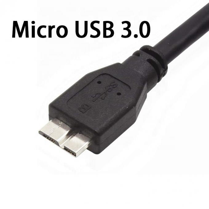 하이 스피드 5GBPS 데이터 충전 마이크로 USB 3.0 케이블 A에서 마이크로 B 삼성 Sdd Hdd 하드 디스크 3